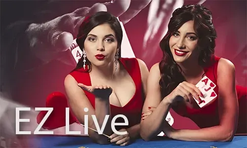 Live dealer dealing cards
